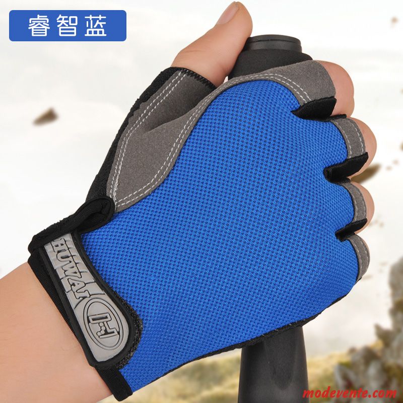 Gants Homme De Plein Air Escalade Antidérapant Aptitude Vélo Printemps Rouge