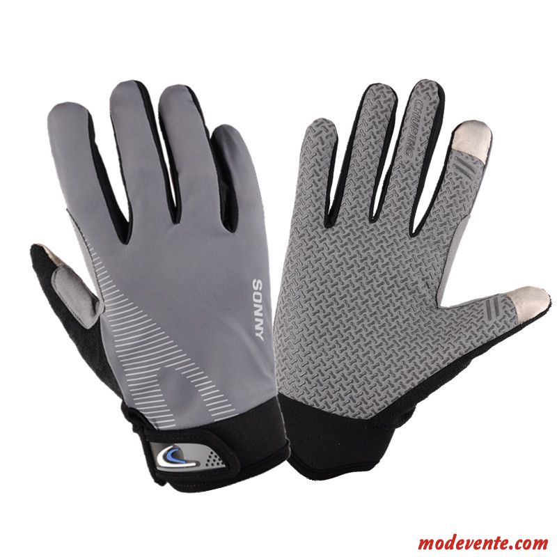 Gants Homme Femme Escalade Antidérapant Résistant À L'usure Courir Aptitude Noir Vert