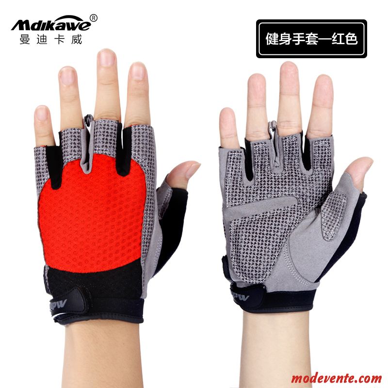 Gants Homme Résistant À L'usure Instrument Demi-doigt Poignet Entraînement Aptitude Noir