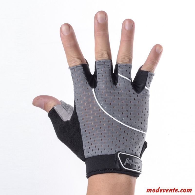 Gants Homme Sport Exercice Femme Été Entraînement Aptitude Noir