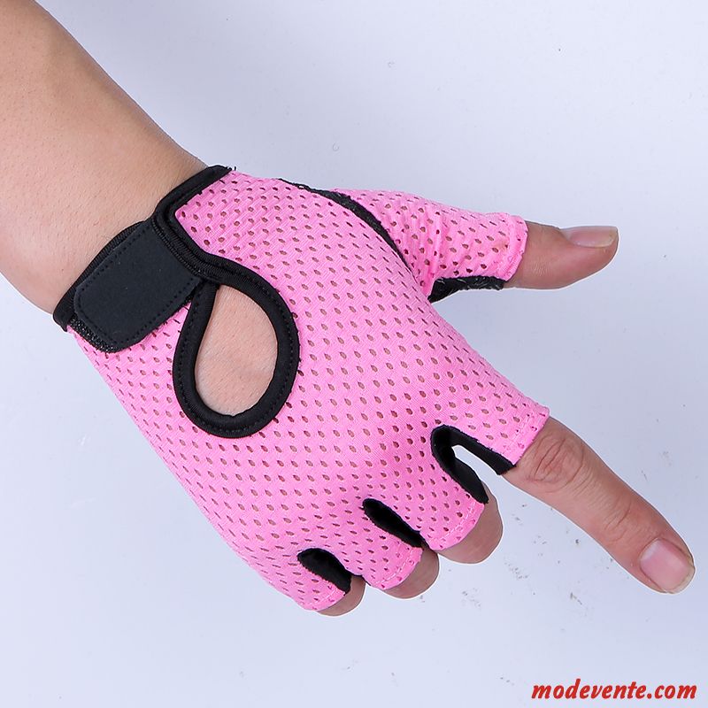 Gants Homme Été Femme Antidérapant Sport Poignet Aptitude Noir Orange