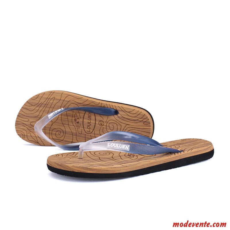 Grain De Bois Chaussons Sandales Homme Été Plage Pérou Tongs