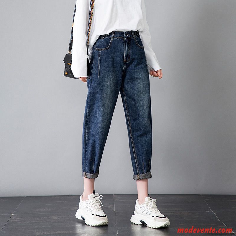 Jeans Femme Harlan Pantalon Printemps Haute Cintrée Kaki Jambe Droite