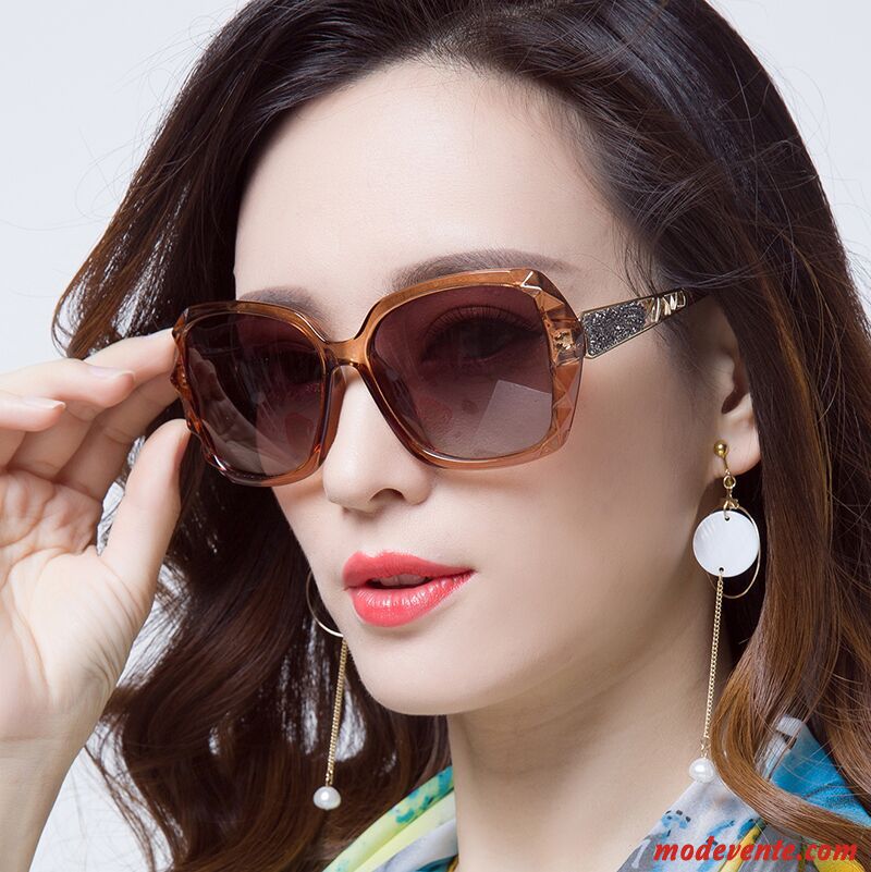 Lunettes De Soleil Femme Célébrité Longue Tendance Myopie Le Nouveau Gros Rouge