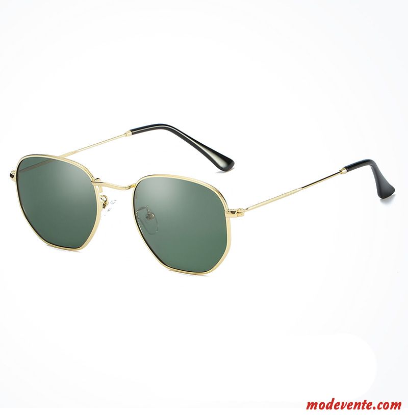 Lunettes De Soleil Femme Homme Rétro Le Nouveau Petit Tir De Rue Tendance Argent