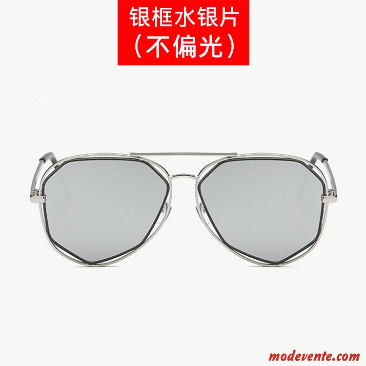 Lunettes De Soleil Femme Le Nouveau Homme Réseau Personnalité Visage Rond Tendance Bleu Rouge Violet