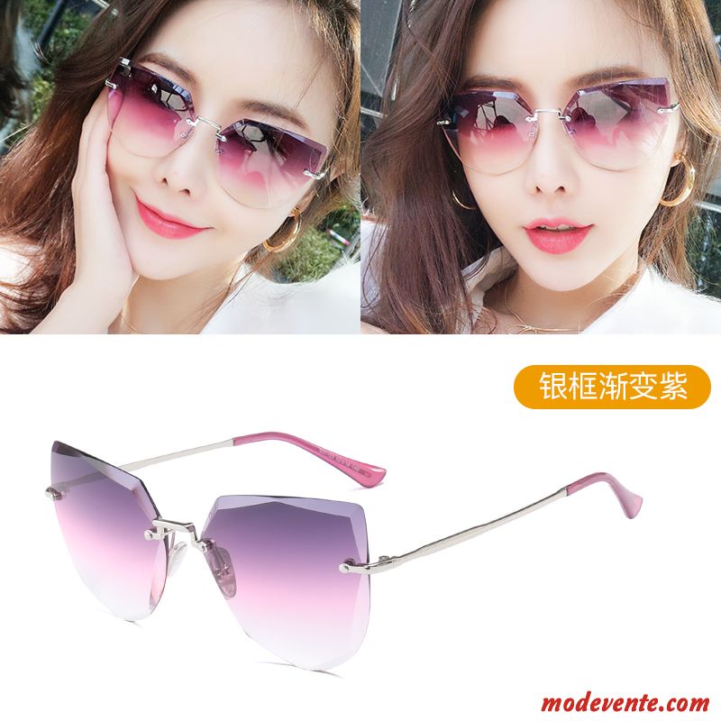 Lunettes De Soleil Femme Longue Célébrité Tendance Visage Rond Le Nouveau Réseau Rouge