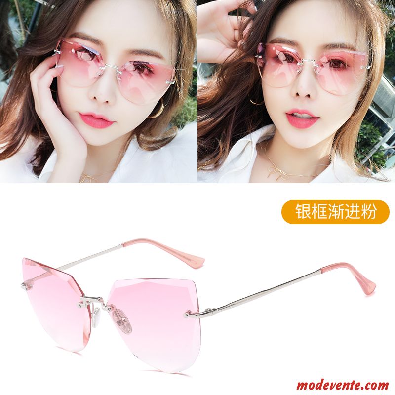 Lunettes De Soleil Femme Longue Célébrité Tendance Visage Rond Le Nouveau Réseau Rouge