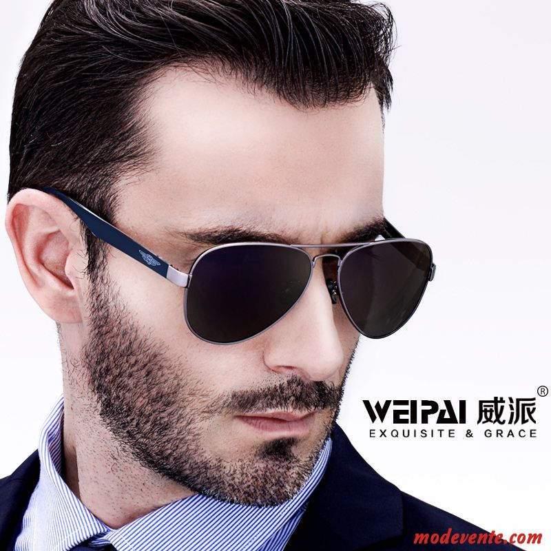 Lunettes De Soleil Homme Aviateur Chauffeur Le Nouveau Myopie Bleu