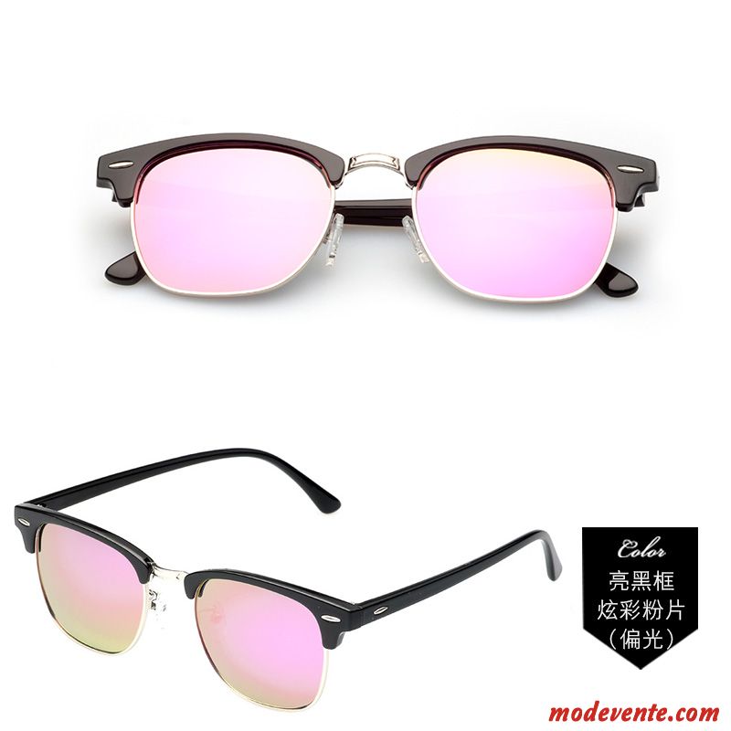 Lunettes De Soleil Homme Coloré Femme Tendance Conduire Le Nouveau Polarisant Bleu Noir