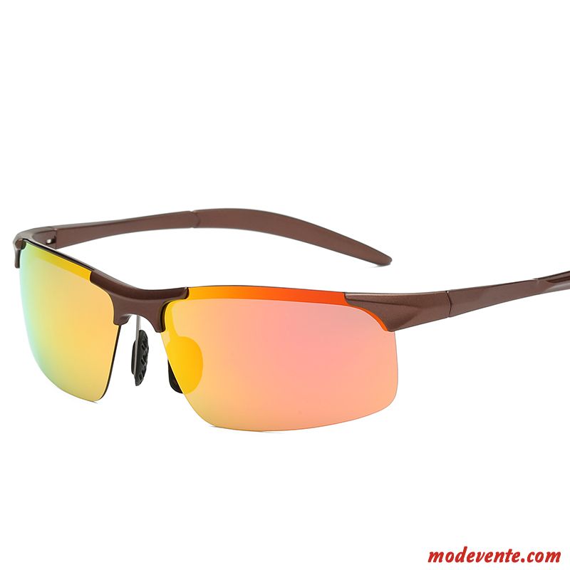 Lunettes De Soleil Homme Conduire Chauffeur Polarisant Balade Bleu Violet