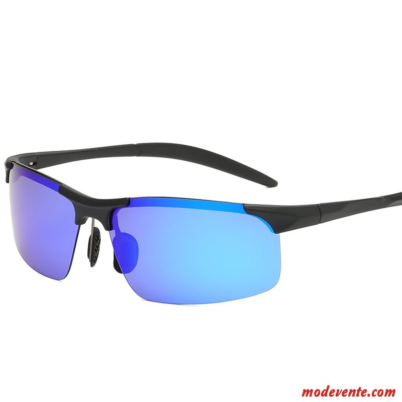 Lunettes De Soleil Homme Conduire Chauffeur Polarisant Balade Bleu Violet