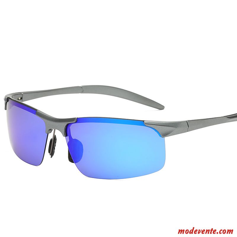 Lunettes De Soleil Homme Conduire Chauffeur Polarisant Balade Bleu Violet