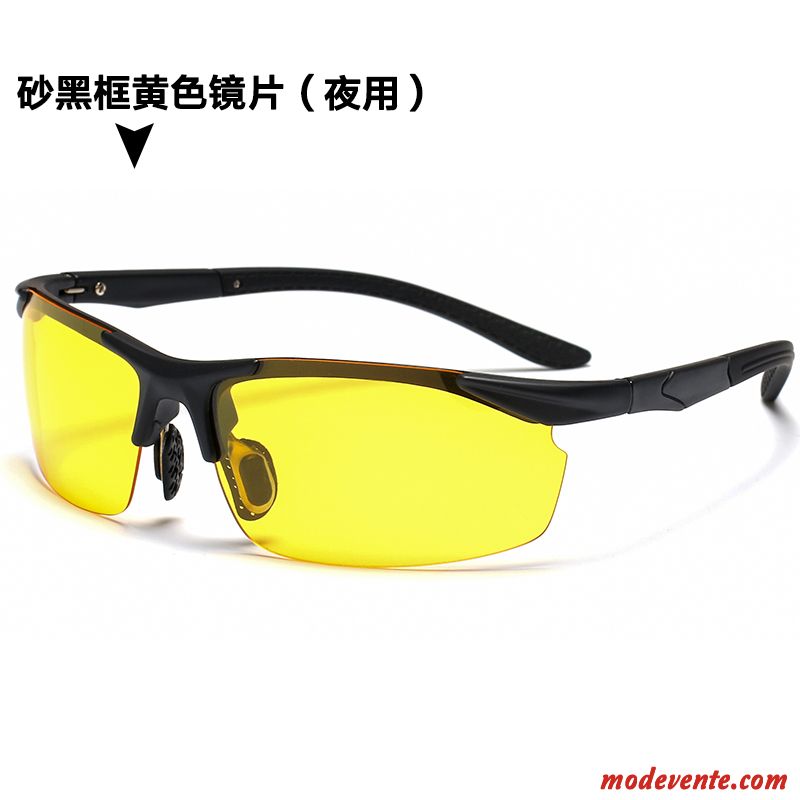 Lunettes De Soleil Homme Conduire Le Nouveau Pêche Tendance Sport Polarisant Noir Gris