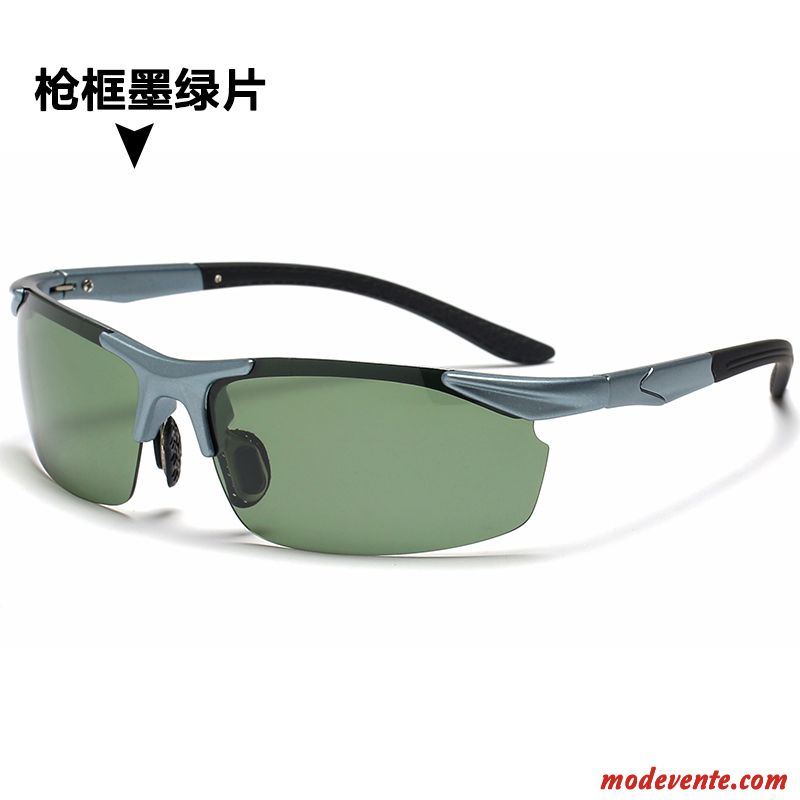 Lunettes De Soleil Homme Conduire Le Nouveau Pêche Tendance Sport Polarisant Noir Gris