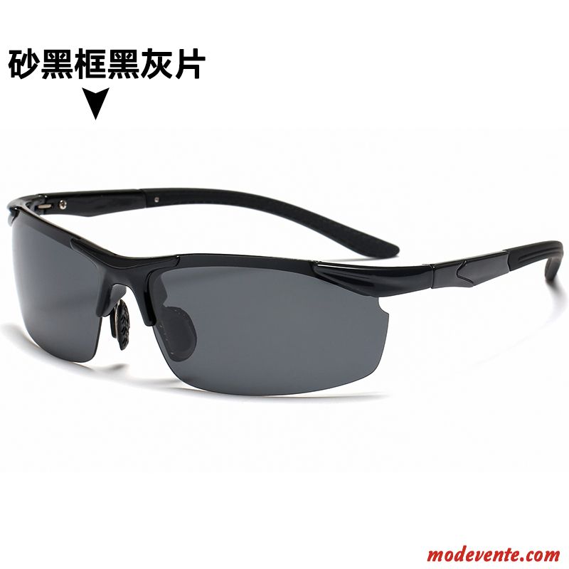 Lunettes De Soleil Homme Conduire Le Nouveau Pêche Tendance Sport Polarisant Noir Gris