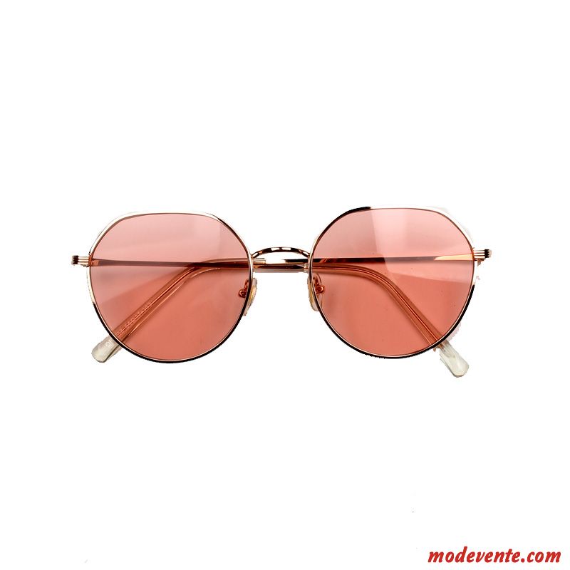 Lunettes De Soleil Homme Célébrité Réseau Myopie Petit Aviateur Personnalité Rouge