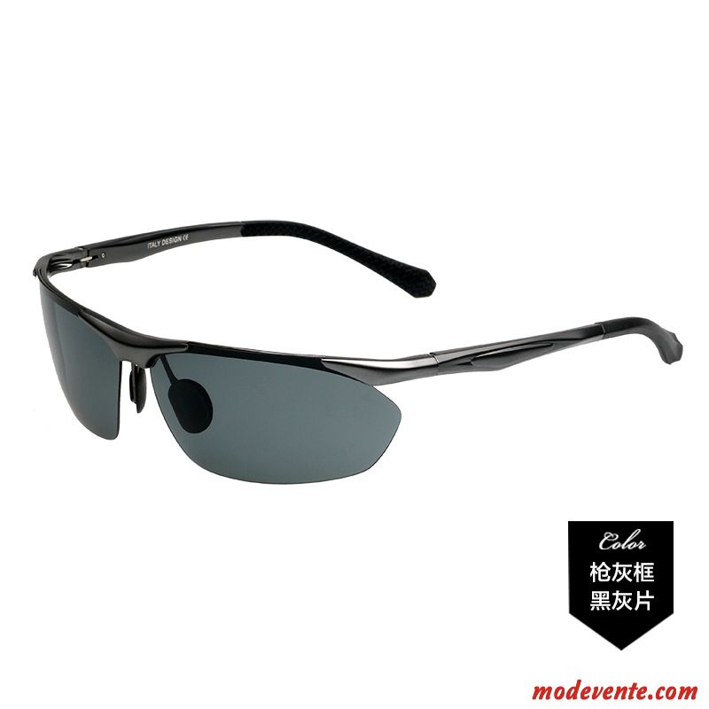 Lunettes De Soleil Homme Le Nouveau Conduire Polarisant Chauffeur Tendance Noir