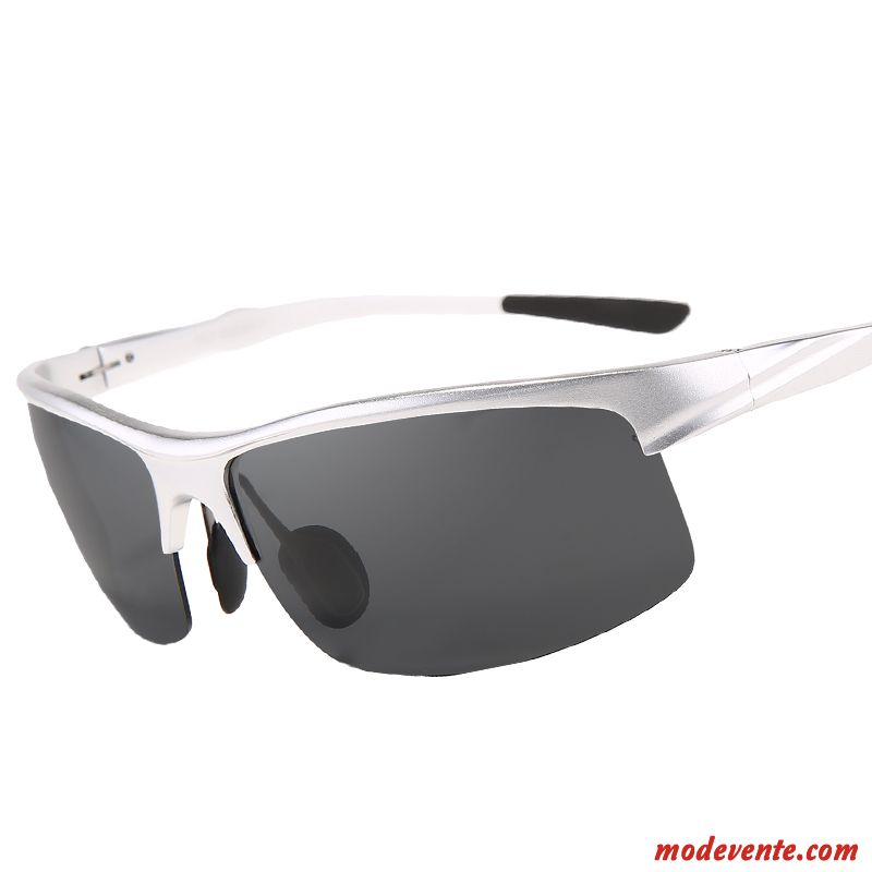 Lunettes De Soleil Homme Magnésium D'aluminium Conduire Pêche Tendance Chauffeur Vision Nocturne