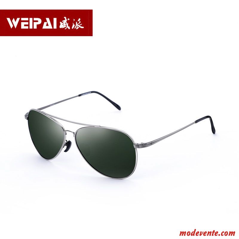 Lunettes De Soleil Homme Myopie Chauffeur Conduire Coloré Aviateur Polarisant Vert