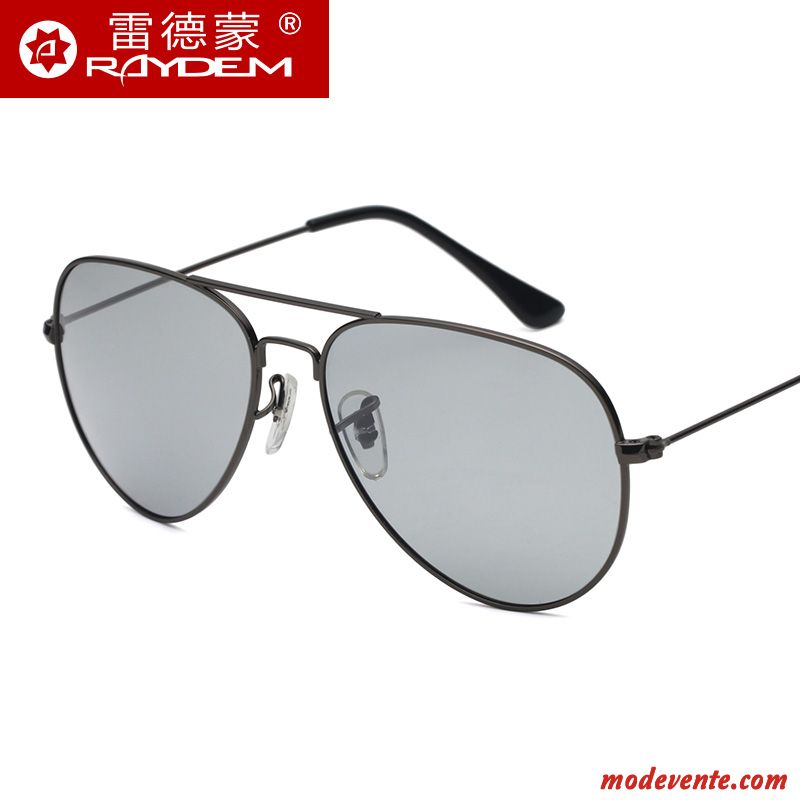 Lunettes De Soleil Homme Personnalité Chauffeur Conduire Femme Tendance Le Nouveau Gris