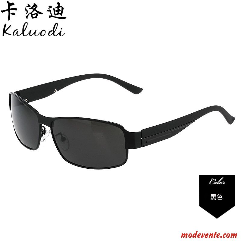 Lunettes De Soleil Homme Sport Conduire Tendance Chauffeur Noir