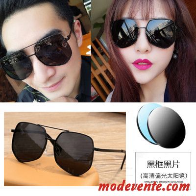 Lunettes De Soleil Homme Tendance Femme Le Nouveau Conduire Personnalité Aviateur Argent