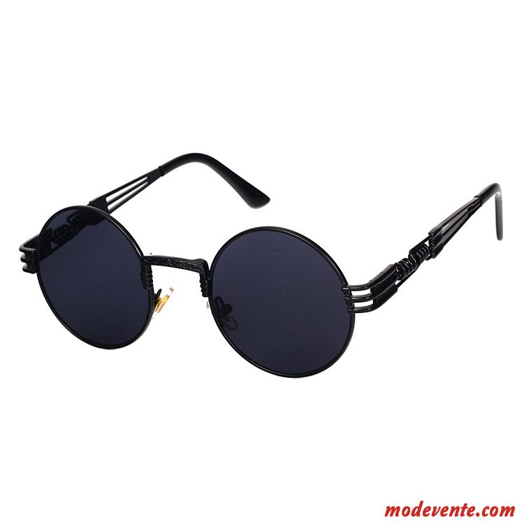 Lunettes De Soleil Homme Tendance Tir De Rue Haute Qualité Réfléchissant Tourisme Dragon Or