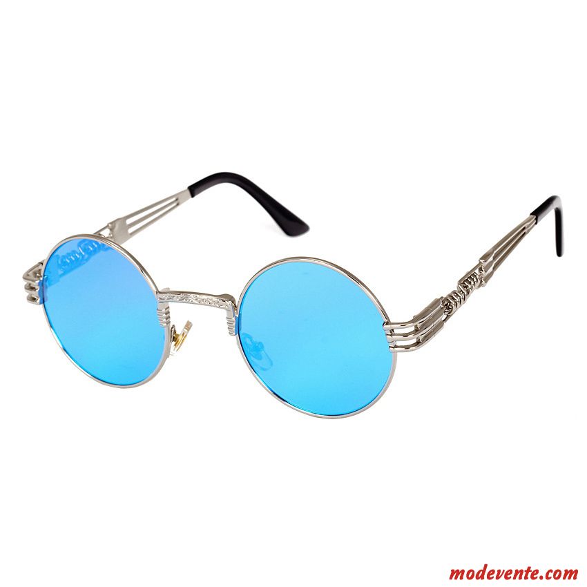 Lunettes De Soleil Homme Tendance Tir De Rue Haute Qualité Réfléchissant Tourisme Dragon Or