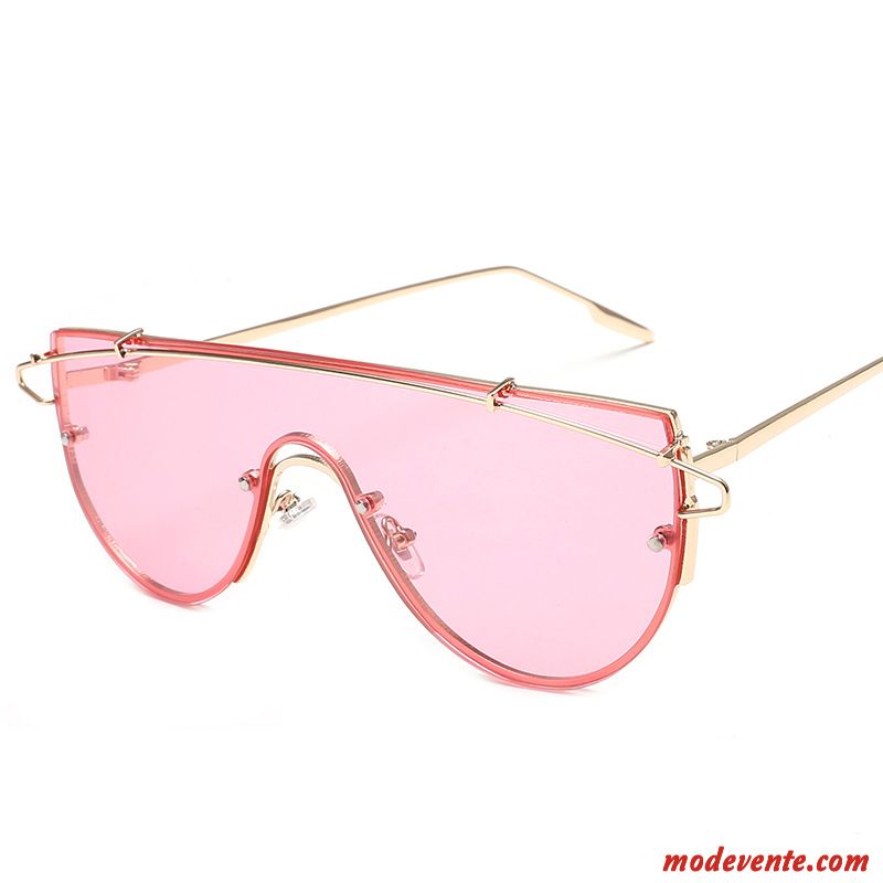 Lunettes De Soleil Homme Une Pièce Femme Gros Tendance Ultra Noir Rouge