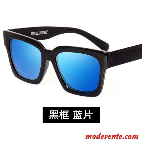 Lunettes De Soleil Homme Visage Rond Couleur Conduire Tendance Myopie Célébrité Bleu Noir