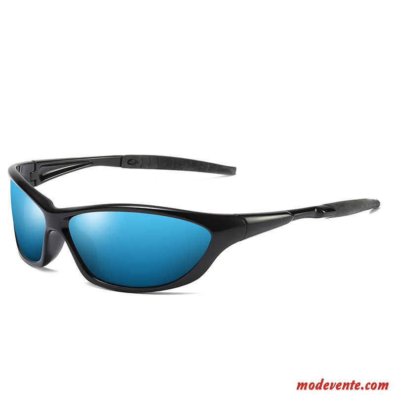 Lunettes De Soleil Homme Visage Rond Sport Conduire Mode Carré Gros Noir Gris