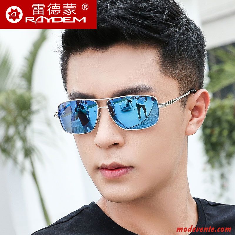 Lunettes De Soleil Homme Vision Nocturne Conduire Tendance Carré Chauffeur Noir
