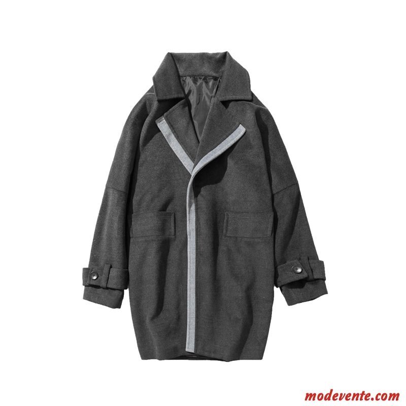 Manteau Homme Tendance Offre Spéciale Hiver Longue Tissu De Laine Clearance À Vendre Couleurs Mixtes Gris Clair