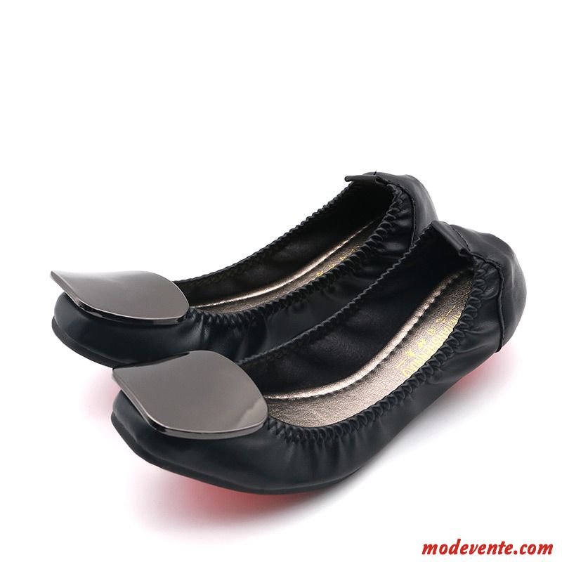 Mocassins Femme Derbies Enceintes Chaussures Plates Grande Taille Printemps L'automne Or Clair