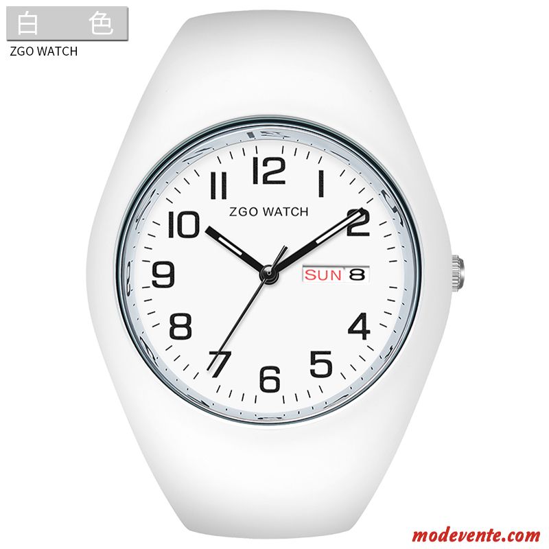 Montre Femme Les Adolescents Étudiant Montre À Bracelet Tendance Simple Homme