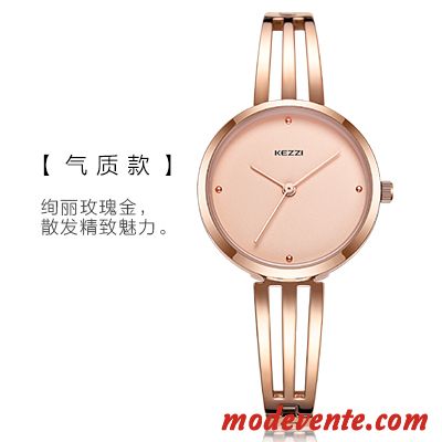 Montre Femme Mode Montre À Bracelet Étanche Loisir Étudiant Tendance Bleu