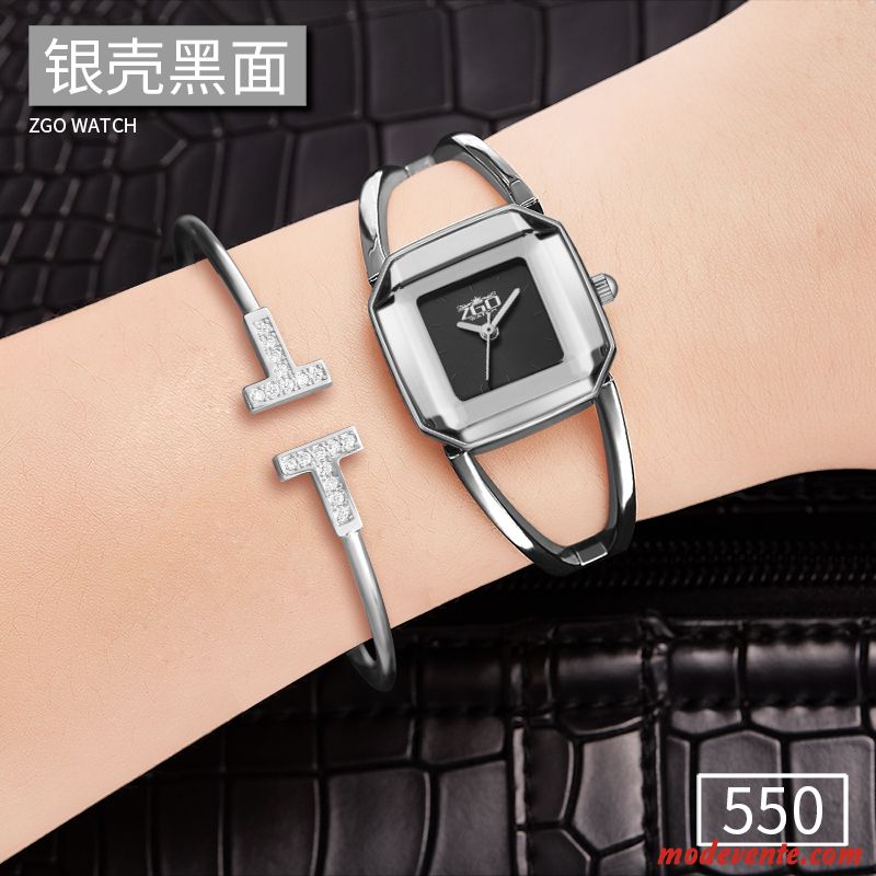 Montre Femme Mode Simple Atmosphère Bracelet Décoration Le Nouveau Or