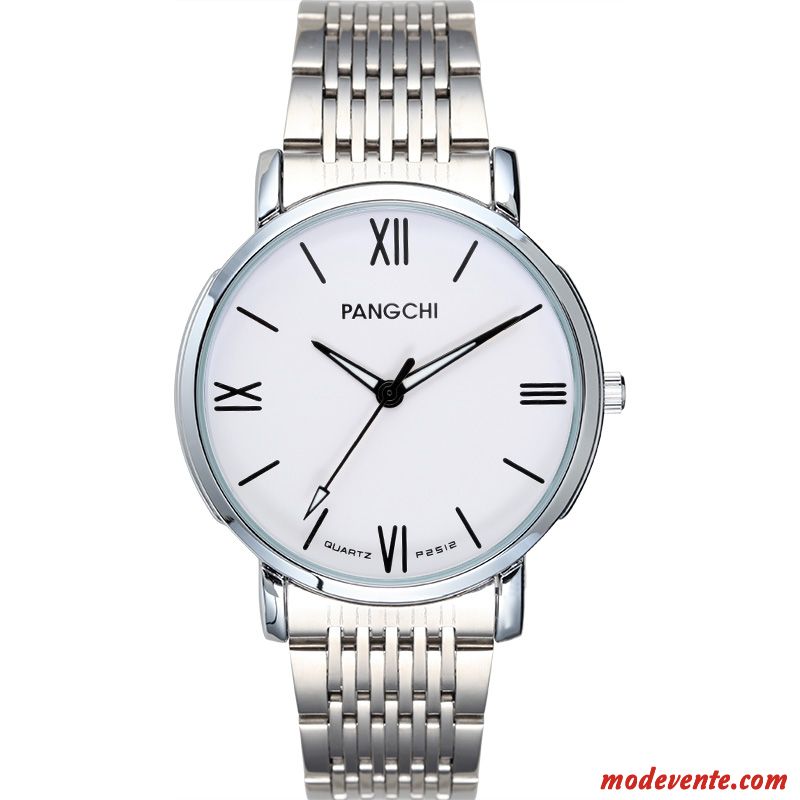 Montre Homme Amoureux Femme Le Nouveau Rétro Montre À Bracelet Étanche Or