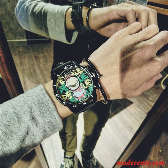 Montre Homme Loisir Amoureux Dragon Femme Montre À Bracelet Rétro