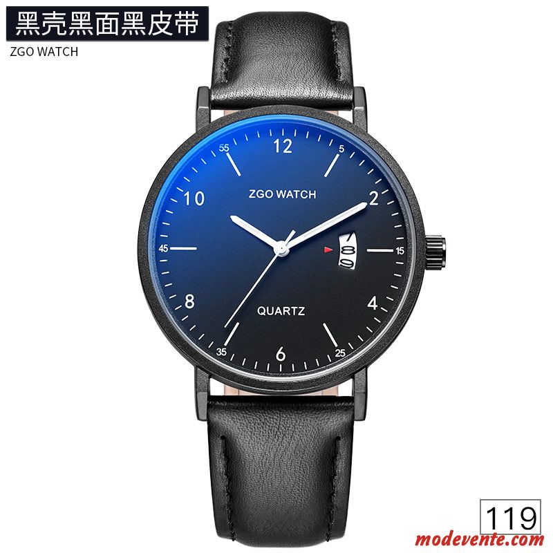 Montre Homme Loisir Ceinture Simple Le Nouveau Nouvelles Arrivées Tendance Bleu