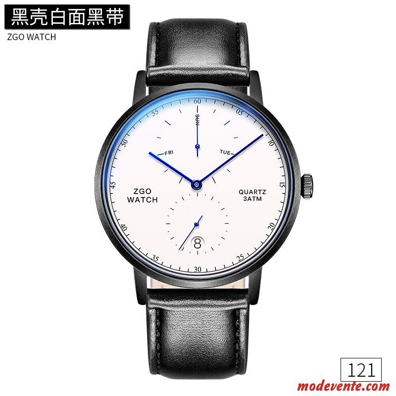 Montre Homme Loisir Ceinture Simple Le Nouveau Nouvelles Arrivées Tendance Bleu