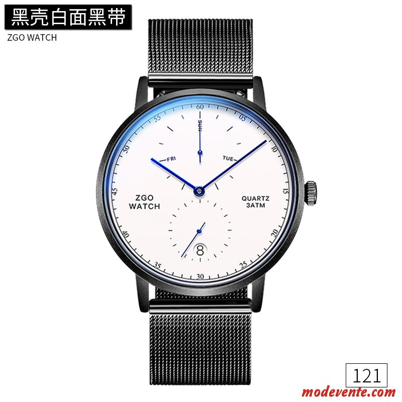 Montre Homme Loisir Ceinture Simple Le Nouveau Nouvelles Arrivées Tendance Bleu