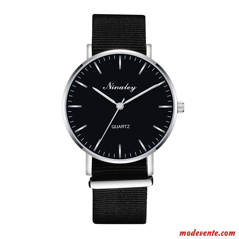 Montre Homme Étanche Loisir Très Mince Simple Montre À Bracelet Tendance