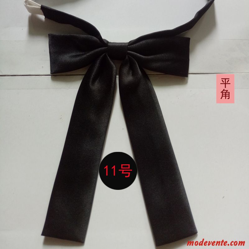 Nœud Papillon Femme Vent De L'université Général Homme Cravate Arc Uniformes Noir