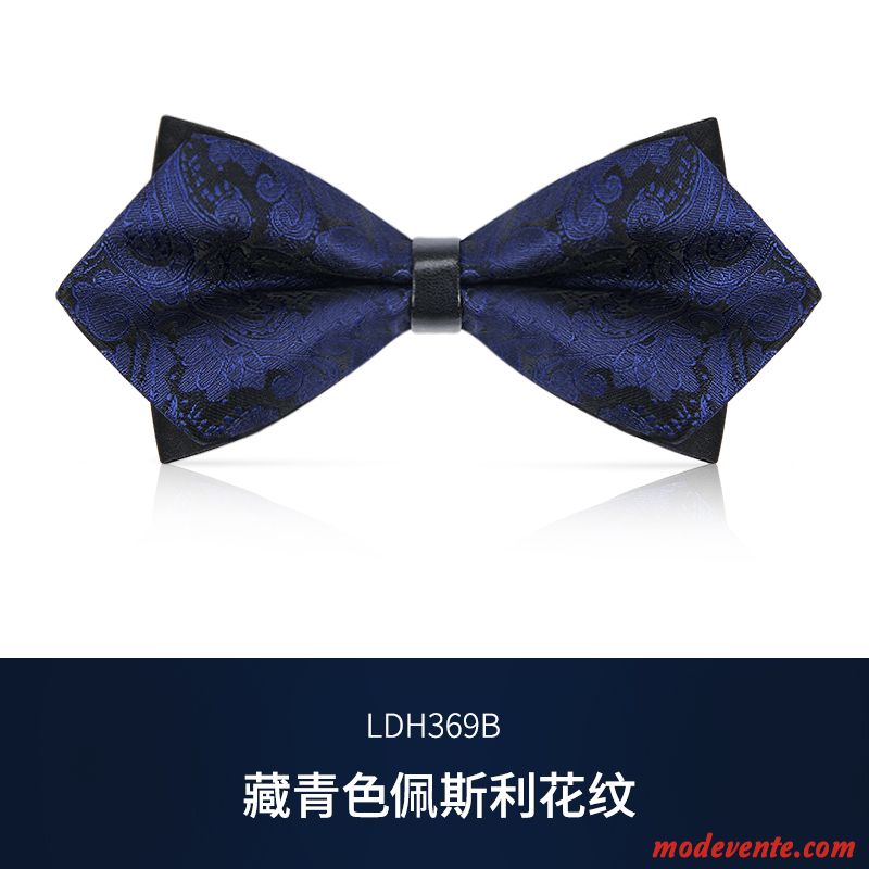 Nœud Papillon Homme Banquet Modèle Le Marié Meilleur Homme Marier Rhombe Bordeaux Noir