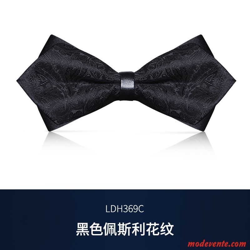 Nœud Papillon Homme Banquet Modèle Le Marié Meilleur Homme Marier Rhombe Bordeaux Noir