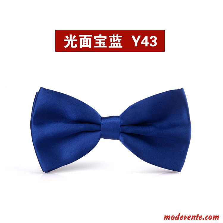 Nœud Papillon Homme Banquet Vêtements De Cérémonie Loisir Arc Meilleur Homme Britanique Pure Bleu