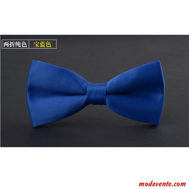 Nœud Papillon Homme Banquet Vêtements De Cérémonie Loisir Arc Meilleur Homme Britanique Pure Bleu