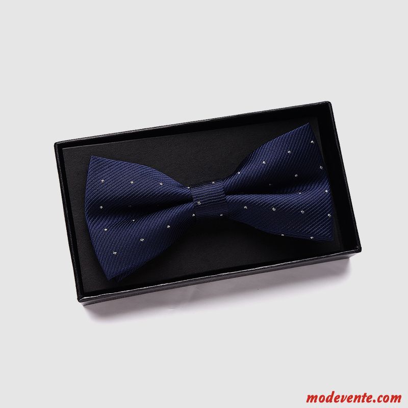 Nœud Papillon Homme Britanique Marier Vêtements De Cérémonie Robe Meilleur Homme Le Marié Bleu Noir